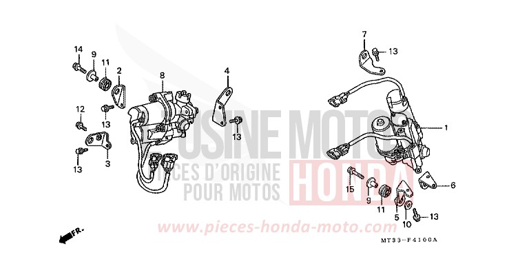 ABS-MODULATOR (ST1100AN/AP/AR) von Pan-European ABS GRAND GREEN METALLIC (G137D) von 1994